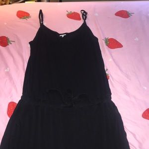 Tall Black Pant Romper
